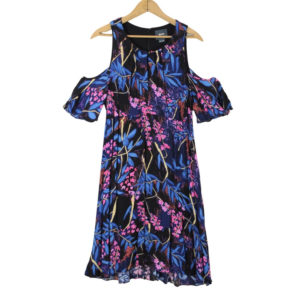 Anthropologie Maeve Elia Dress‎ size 10 Y2K Colorful Floral Fairy Whimsical - Picture 3 of 15